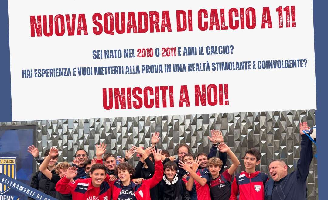Cerchiamo Giovani Talenti per la nuova Squadra di Calcio a 11