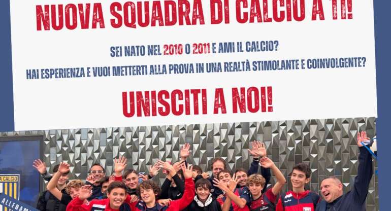Cerchiamo Giovani Talenti per la nuova Squadra di Calcio a 11