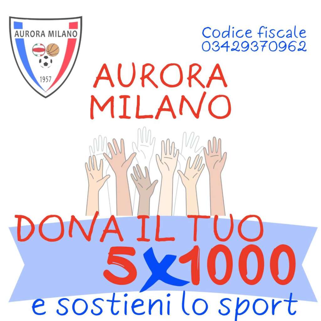 5x1000 all'Aurora Milano