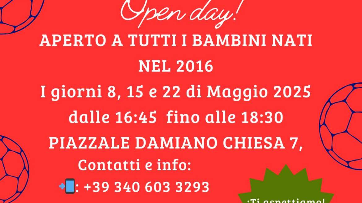 Allenamenti di prova CALCIO annata 2016