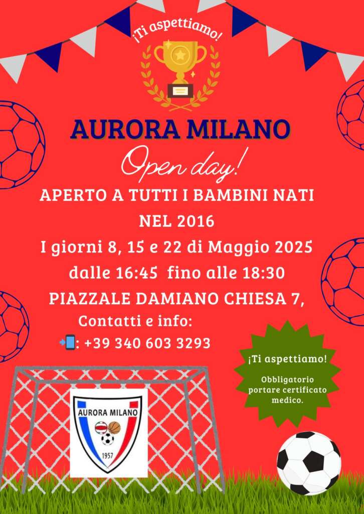 Allenamenti di prova CALCIO annata 2016