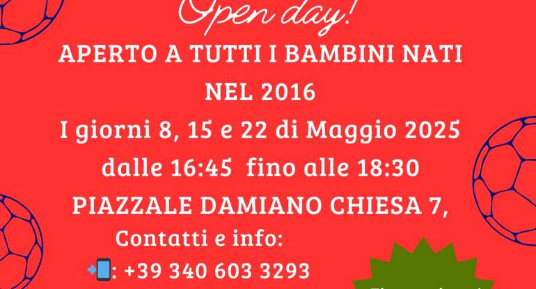 Allenamenti di prova CALCIO annata 2016