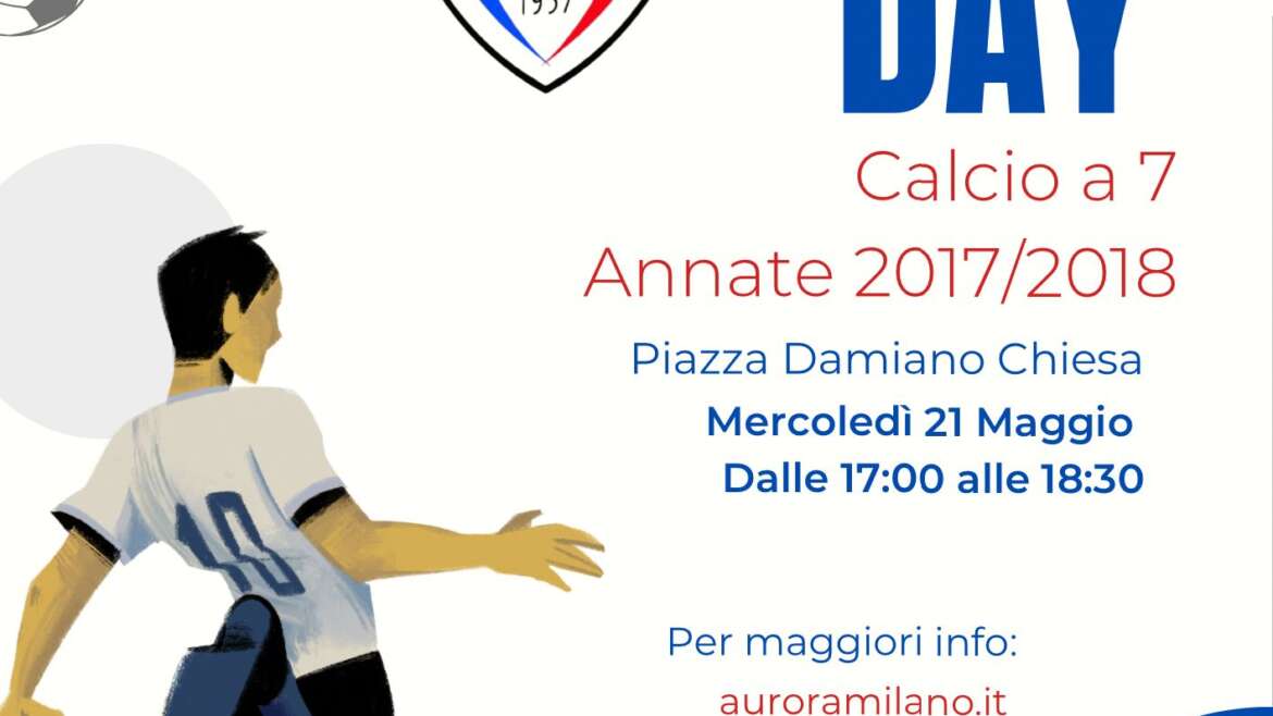 Open Day Calcio – anni 2017/18