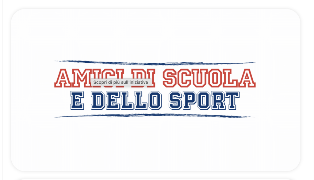 Dona i buoni Esselunga - Amici di scuola e dello sport